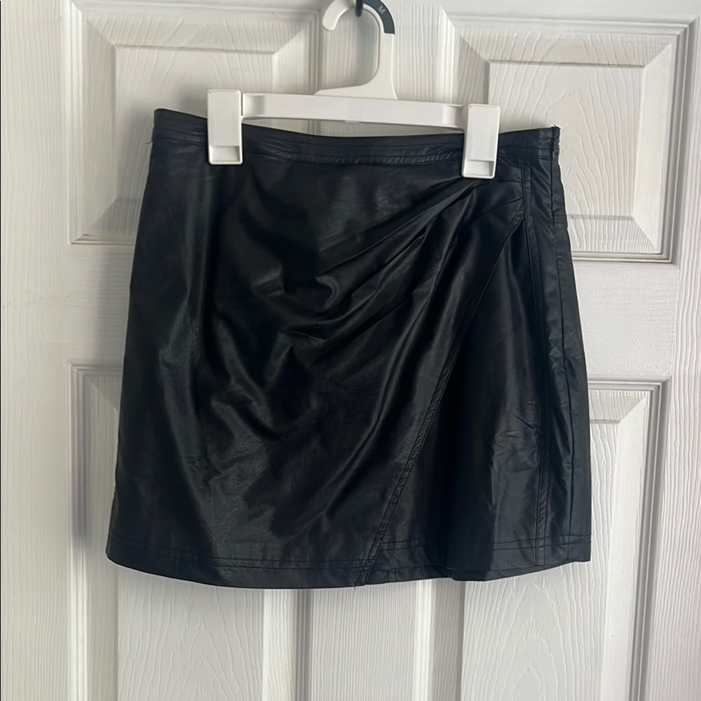 Sleek Black Mini Skirt